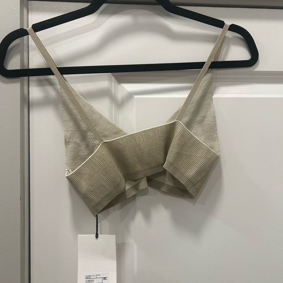 Jacquemus Knitted Pullover Le Bandeau Valensole Bra NWT XL - Picture 6 of 6